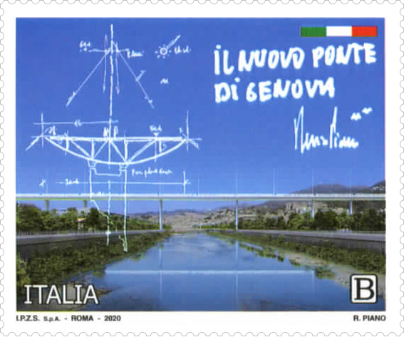 Francvobollo Ponte Genova Francvobollo Ponte Genova
