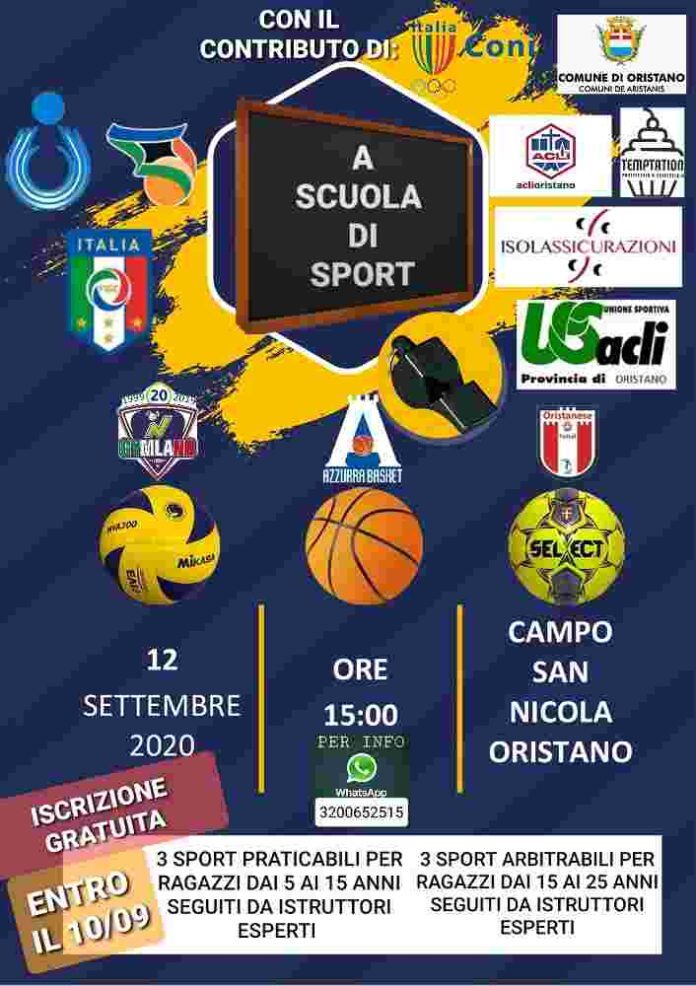 Locandina A Scuola Di Sport