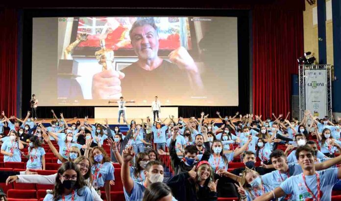 Silvester Stallone al Giffoni Film Festival 2020 Silvester Stallone Al Giffoni Film Festival 2020