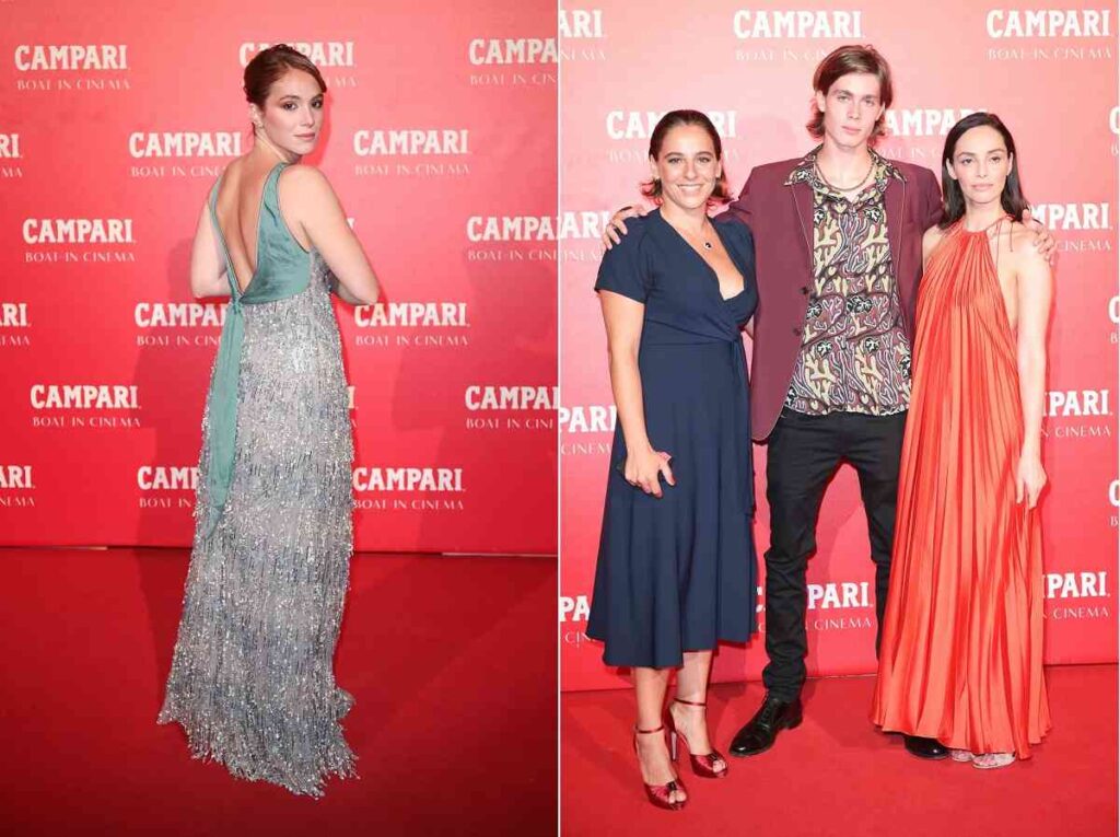 Campari - Ludovica Martino; Arianna Mattioli, Andrea Pittorino e Elena Cucci - Venezia 77