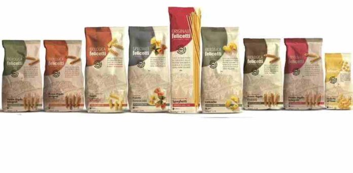 Pastificio Felicetti nuovo packaging insieme 1000px