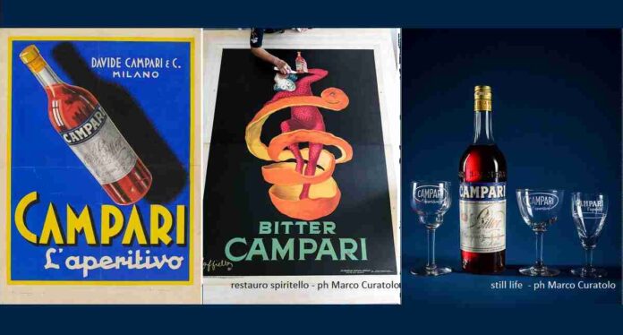 Muggiani Campari l aperitivo in bottiglia 1930s Archivio Galleria Campari