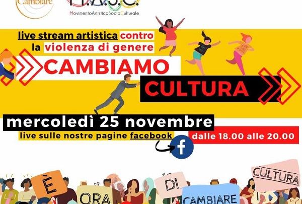 locandina cambiamocultura locandina cambiamocultura