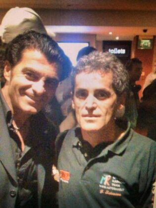 17 Giovanni Salvatore con Alberto Tomba