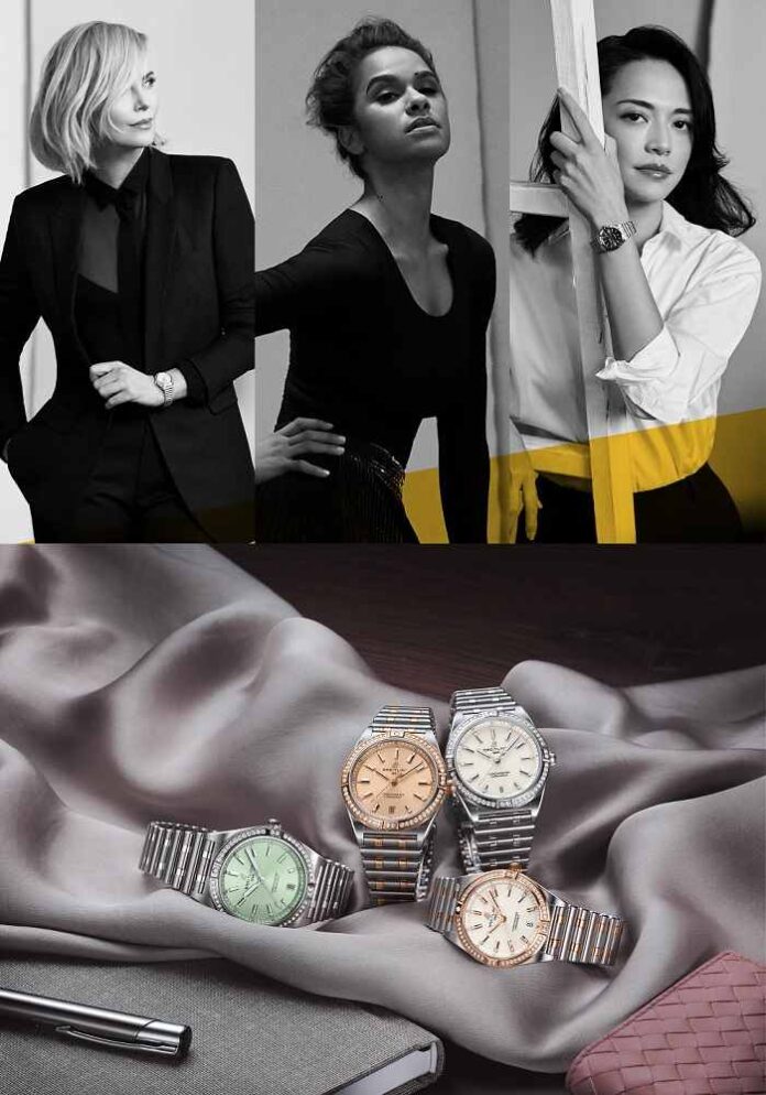 Breitling Spotlight Squad Charlize Theron Misty Copeland and Yao Chen