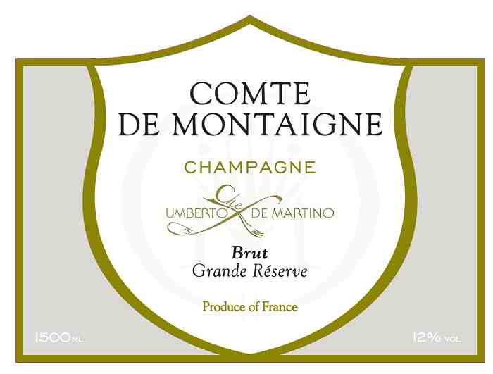 Etichetta Comte de Montaigne Chef stellati