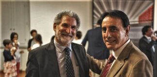 Giuseppe Arnò con Goffredo Palmerini