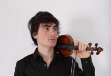 Il giovane violinista Leonardo Moretti