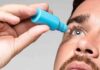 Usare lacrime artificiali