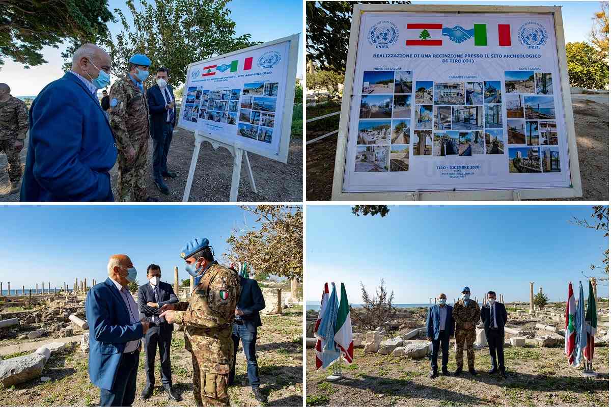 sito archeologico Tiro caschi blu 2