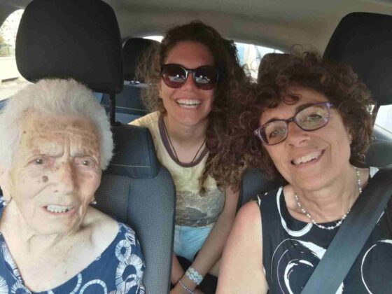 10 Tre generazioni, Sara Scopece con nonna e mamma