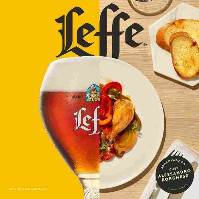 Leffe Raddoppia il Gusto Pollo con i peperoni
