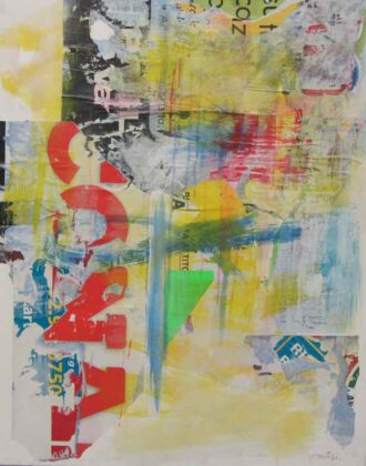 Tutto &egrave; attualit&agrave; 2004 T. mista su tela cm.100x80