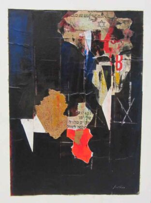 Dorata melodia 2009 T. mista su tela cm. 80x60