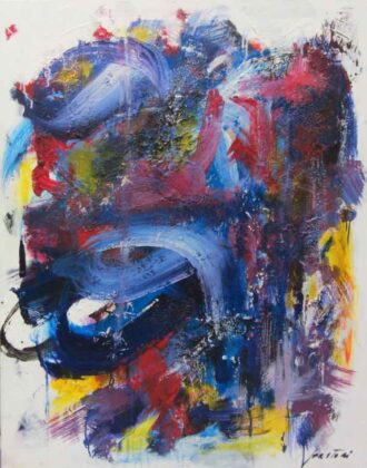 07 Dentro il mio cuore 2020 vinilico su tela 100x80cm