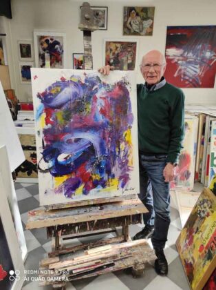 10 Graziano Pastori nel suo studio febbraio 2021