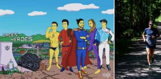 GreenHeroes Simpson a destra Alessandro Fabian