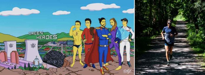 GreenHeroes Simpson a destra Alessandro Fabian