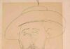 Amedeo Modigliani, Portrait de Paul Dermée, circa 1918 1920, matita su carta