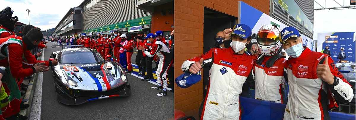 Rovera Ferrari 488 win Spa 2021 Rovera Nielsen Perrodo win Spa 2021