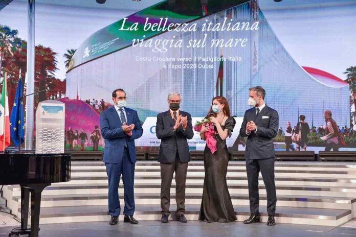 S.E. Omar Obaid Alshamsi, Commissario Paolo Glisenti, Annalisa, Mario Zanetti S.E. Omar Obaid Alshamsi, Commissario Paolo Glisenti, Annalisa, Mario Zanetti