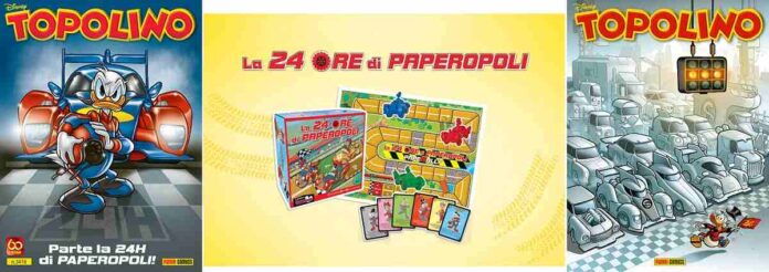 Topolino 3416 con la 24 ore di Paperopoli