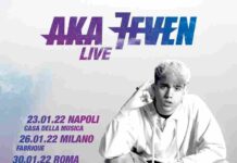 Aka7even live – nuove date 2022 | 23.01 Napoli, 26.01 Milano, 30.01 Roma aka7even date concerti 2022