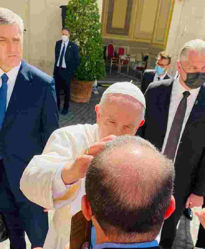 incontro dellerba papa