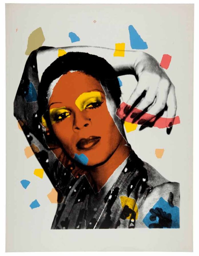 Andy Warhol, Ladies and Gentlemen (Iris), 1975, Serigrafia su carta, Unique, 98 compressed