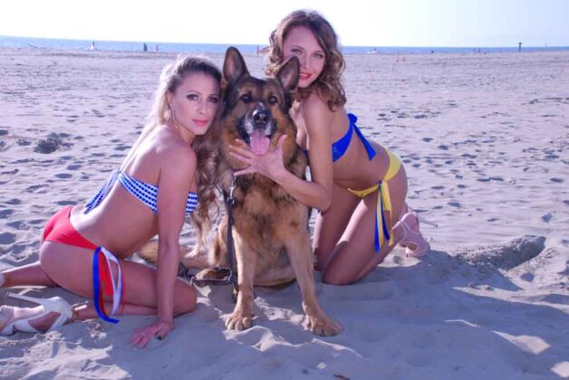 Gunther fra Cristina, a destra e una bellezza russa