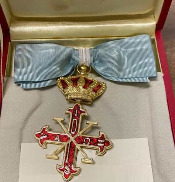 La Croce del Sacro Militare Ordine Costantiniano di San Giorgio