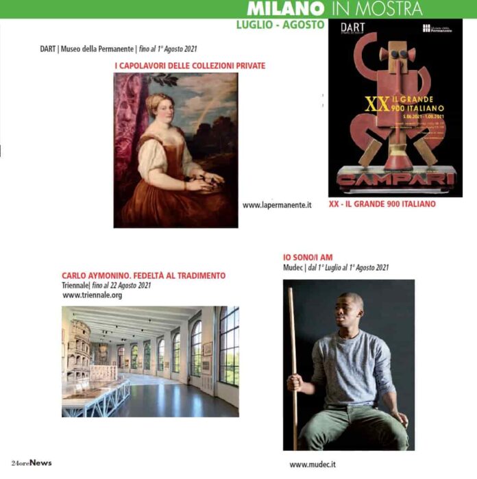 Milano Mostre a Luglio 2021 Milano Mostre a Luglio 2021