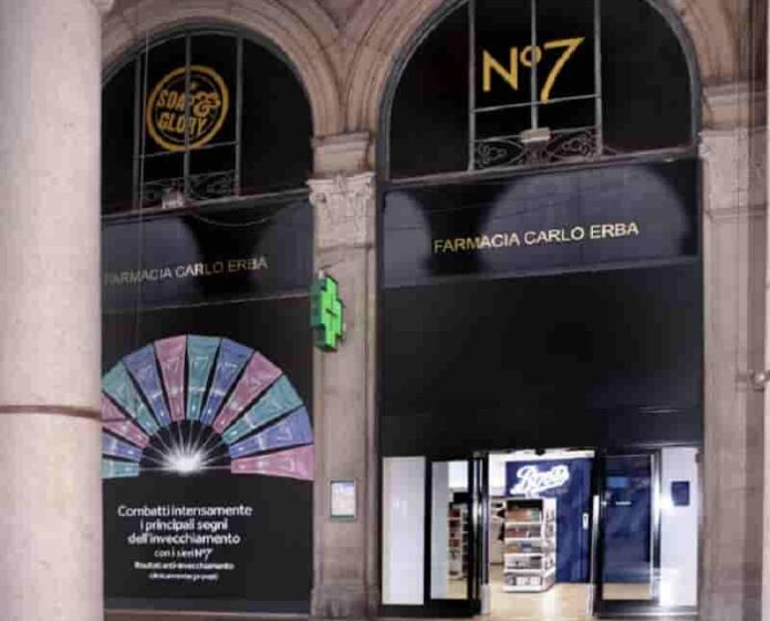 FARMACIA CARLO ERBA BOOTS Milano Duomo