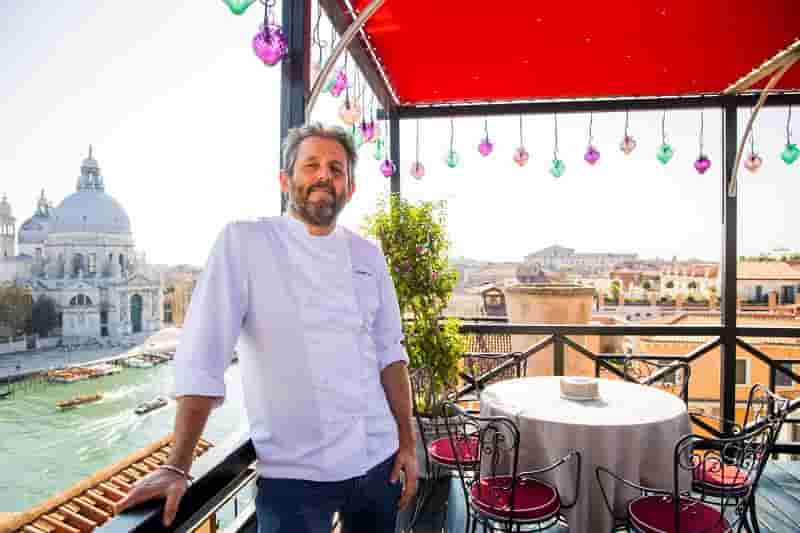 Hotel Bauer Palazzo Chef Cristiano Tomei Settimo Cielo Rooftop Restaurant altana