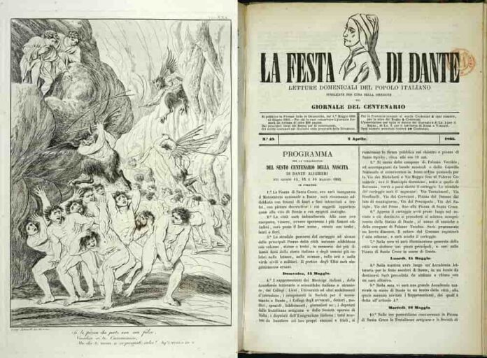 La Divina commedia di Dante Alighieri con tavole in rame Firenze tipograﬁa dell’ancora 1817 1819 tomo I tav.XXX