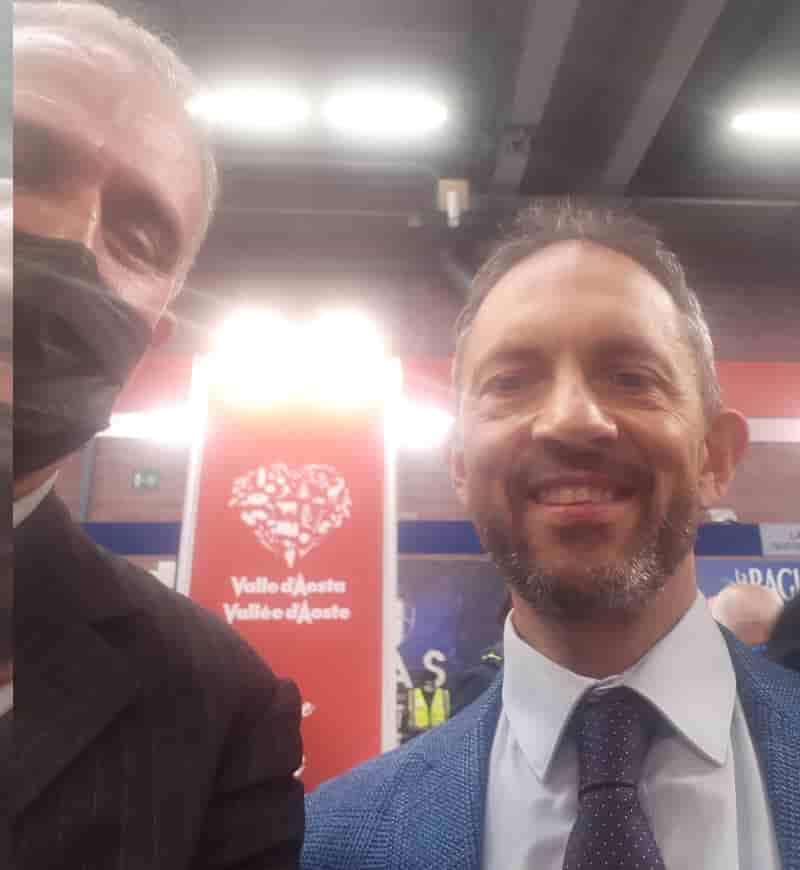 Con Jean Pierre Guichardaz, Assessore ai Beni culturali, Turismo, Sport e Commercio Regione Valle d'Aosta