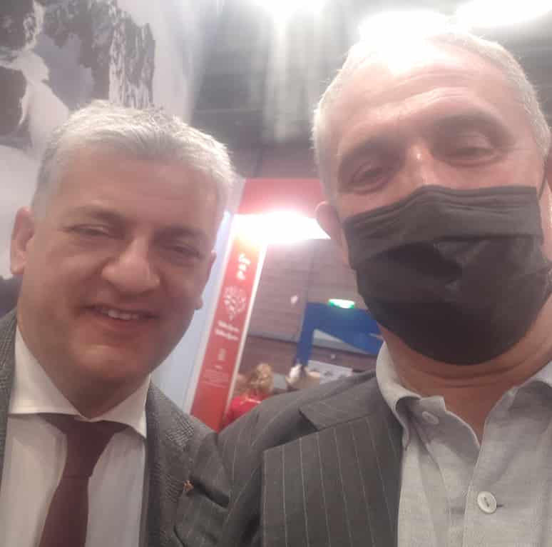 Con Luigi Bertschy, assessore allo sviluppo economico formazione e lavoro, Regione Valle d'Aosta