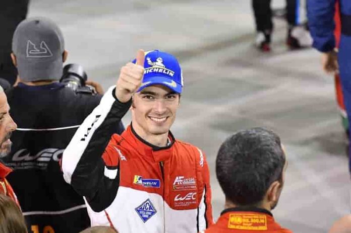 Alessio Rovera ok Ferrari488 Bahrain8h FiaWec21