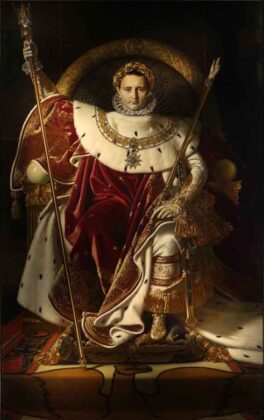 Foto Napoleone Ingres, Napoleone I sul trono imperiale (1806)