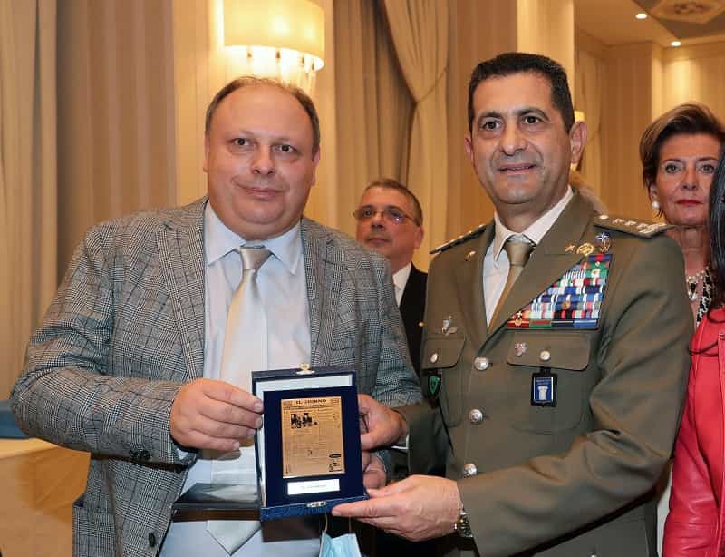 Il Generale Francesco Paolo Figliuolo e Sandro Neri