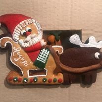 Babbo Natale con slitta