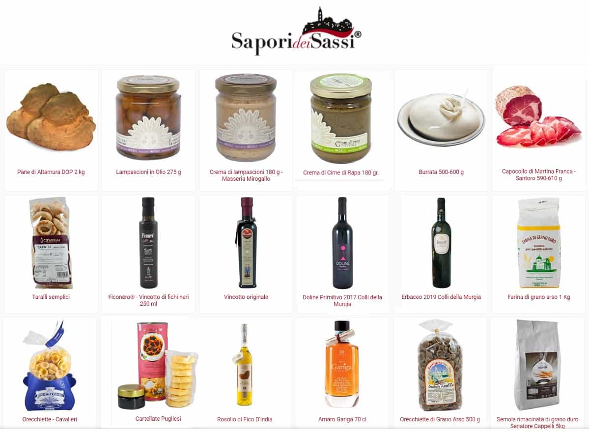 Prodotti culinari Puglia