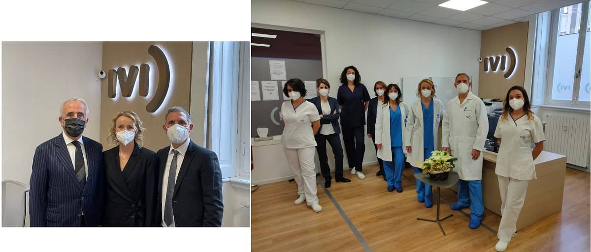 prof Pellicer, dott.ssa Pozzobon, dott. Lucco e Staff IVI