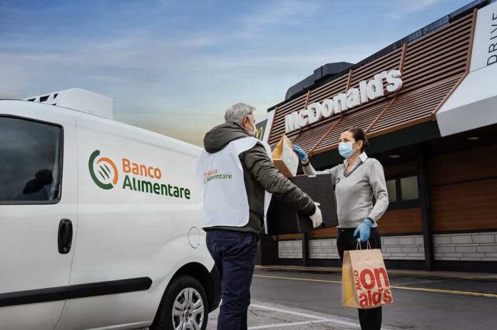 McDonald's Sempre aperti a donare McDonald's Sempre aperti a donare