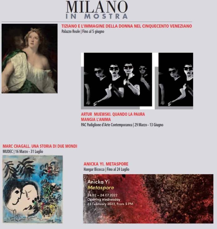 Milano mostre marzo 2022 Milano mostre marzo 2022