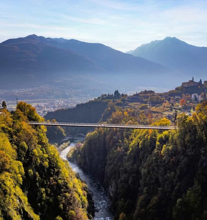Sondrio Passerella ponte Cassandre