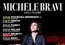 Michele Bravi: la data zero di “Live a teatro” a Peschiera Borromeo il 12 maggio Michele Bravi teatro 2022