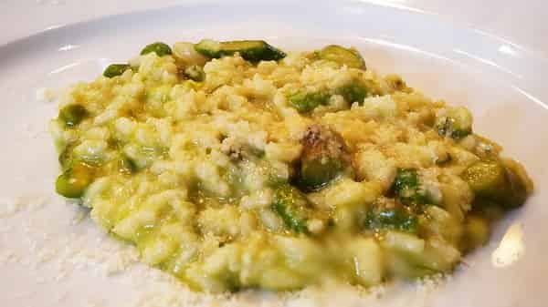 risotto all'Erbaluce di Caluso con asparagi