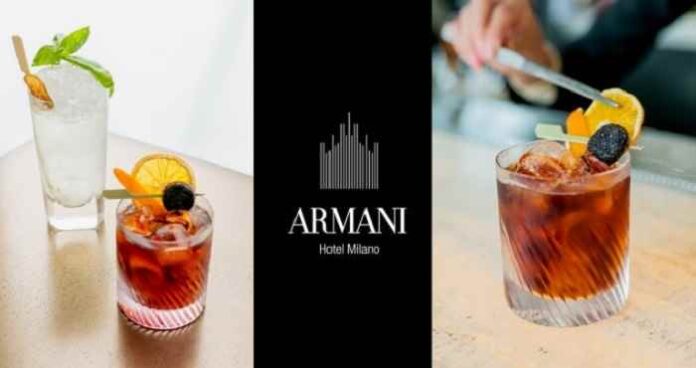 Design cocktail collection cocktail al BABOO BAR ARMANI MILANO Design cocktail collection BABOO BAR ARMANI MILANO
