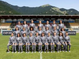 Giorgio Armani firma la divisa formale della nazionale femminile agli Europei di Calcio 2022